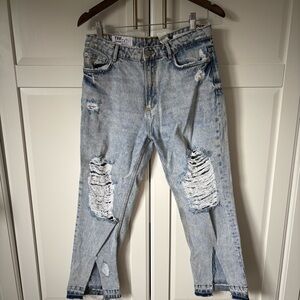 ZARA Distressed jeans